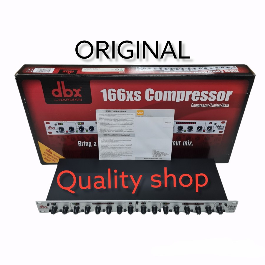 EFEK COMPRESSOR DBX 166XS DBX 166 XS ORIGINAL