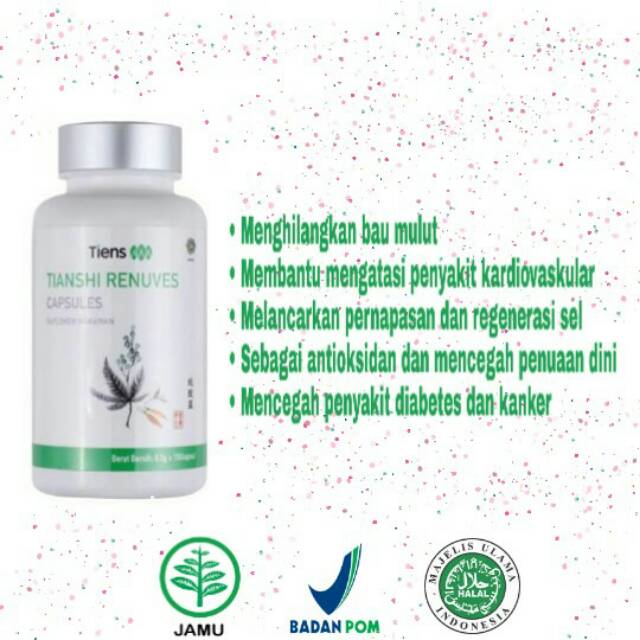 Renuves Capsules ( Benefical Capsules)/Tiens/suplemen makanan kesehatan