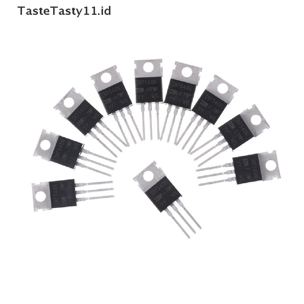 10pcs Irf540N Irf540 To-220 N-Channel 33a 100v Power Mosfet Id