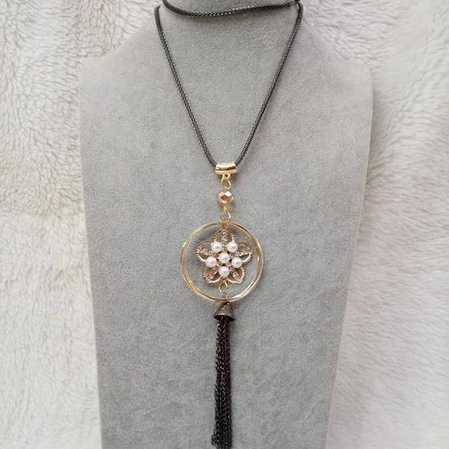 Kalung panjang kalung hijab panjang kalung korea kalung ootd