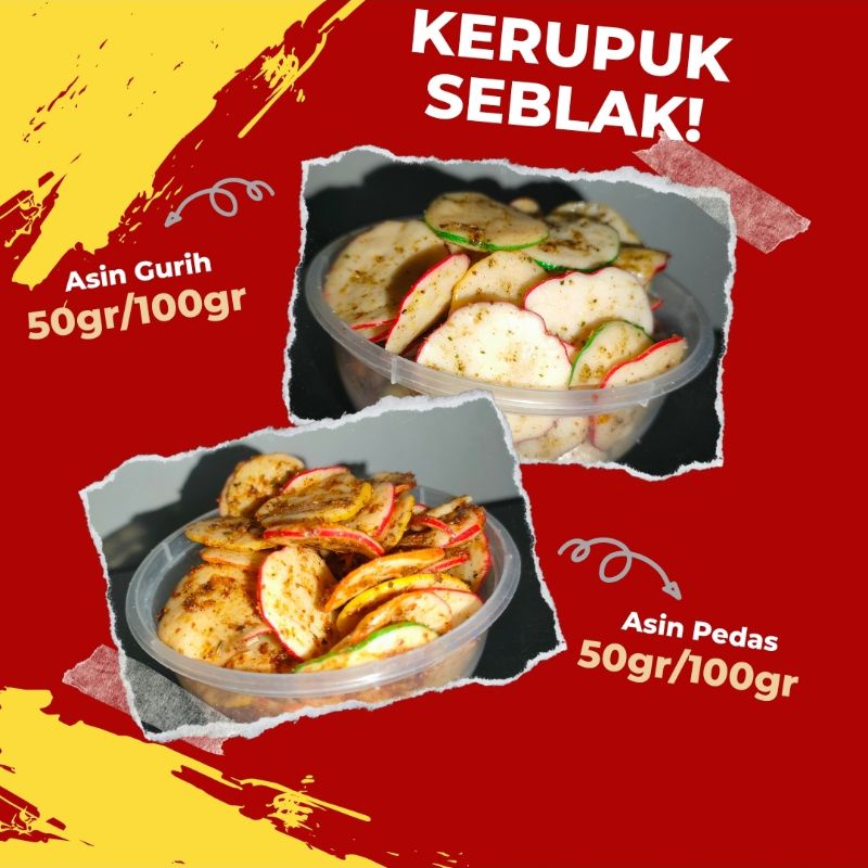 

CEMILAN SEBLAK KERING 50gr/100gr ASIN GURIH, ASIN PEDAS