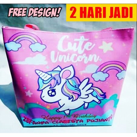 TAS ULTAH TRAPESIUM CUSTOM NAMA & FOTO-1