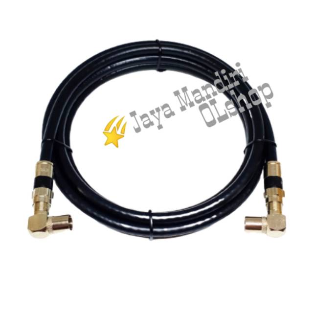 KABEL ANTENA TV 2 METER MALE TO MALE CONNECTOR L TO L