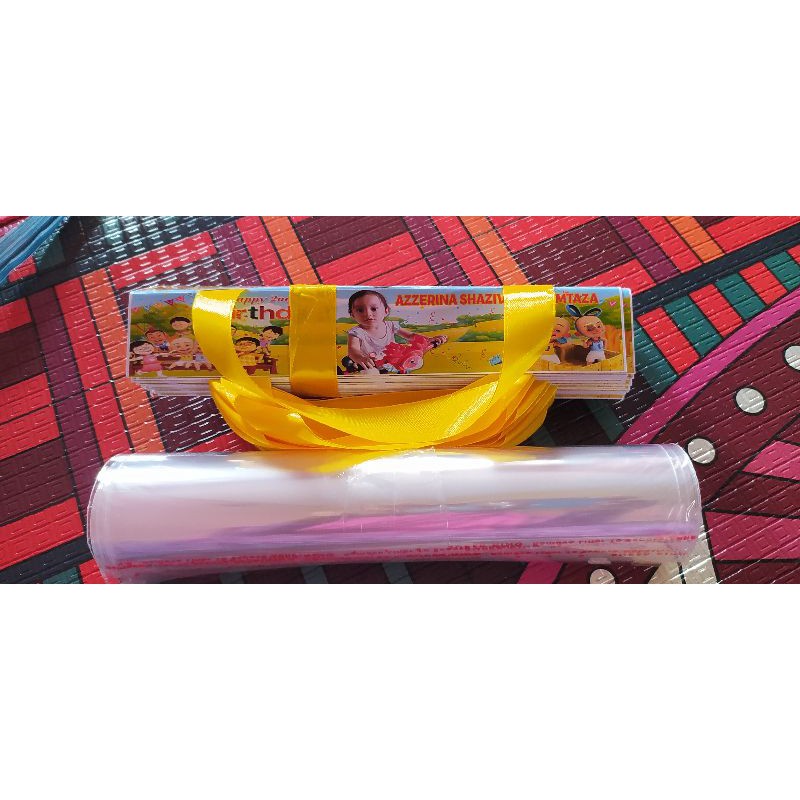 

Plastik Label snack ulang tahun