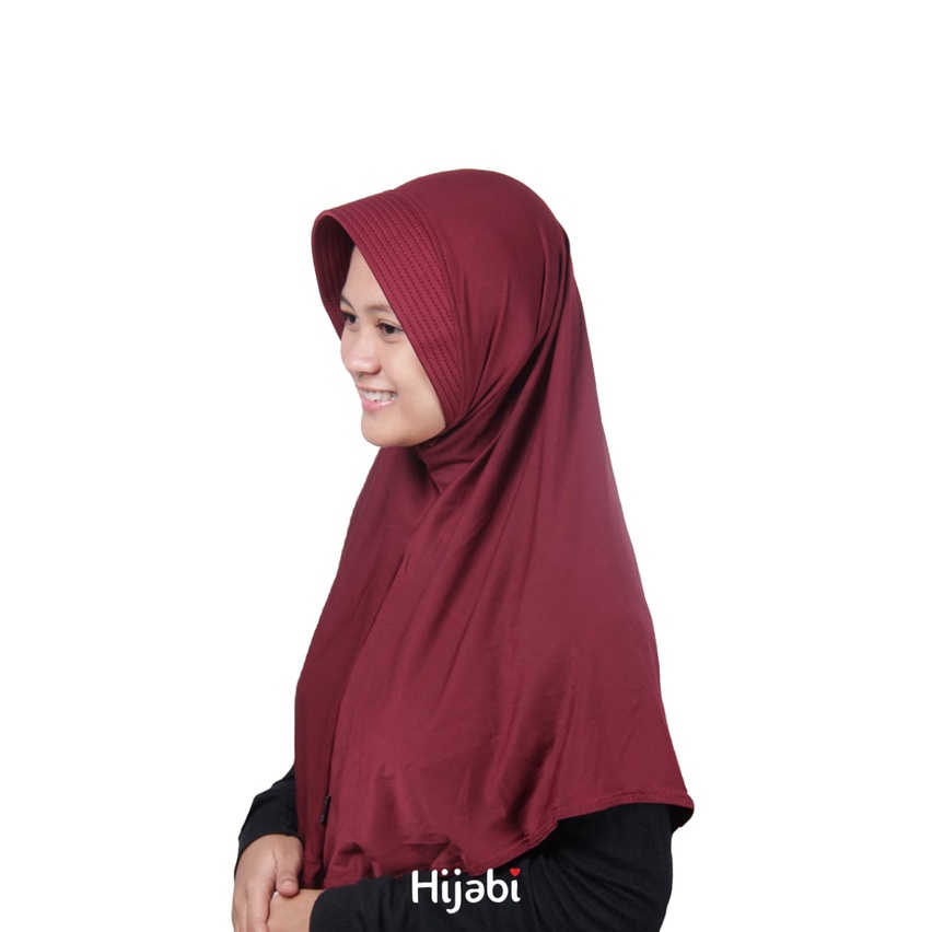 HIJAB INSTAN SPORT PET KECIL ANTEM SIZE L MENUTUP DADA