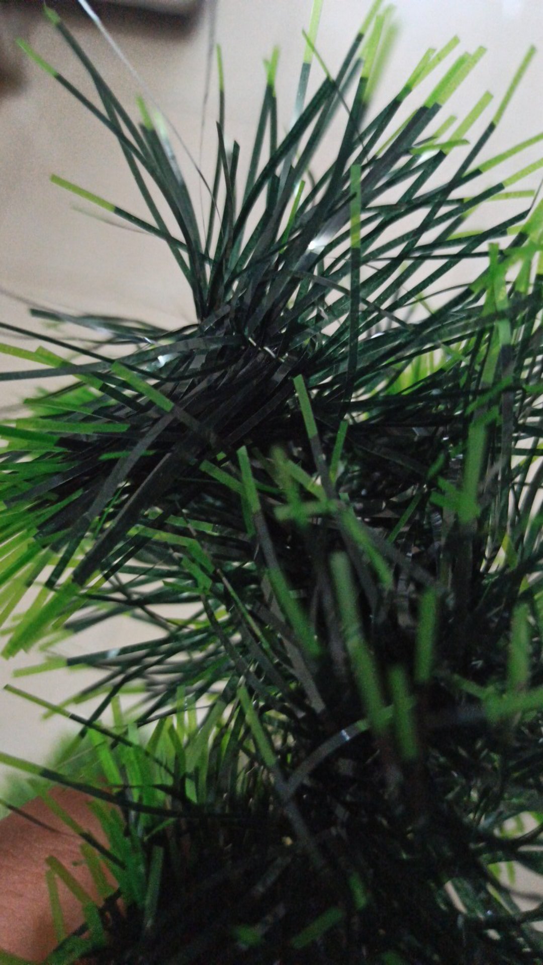 Slinger Tinsel Hiasan Hijau Salju Lingkaran Pohon Natal Dekorasi Christmas