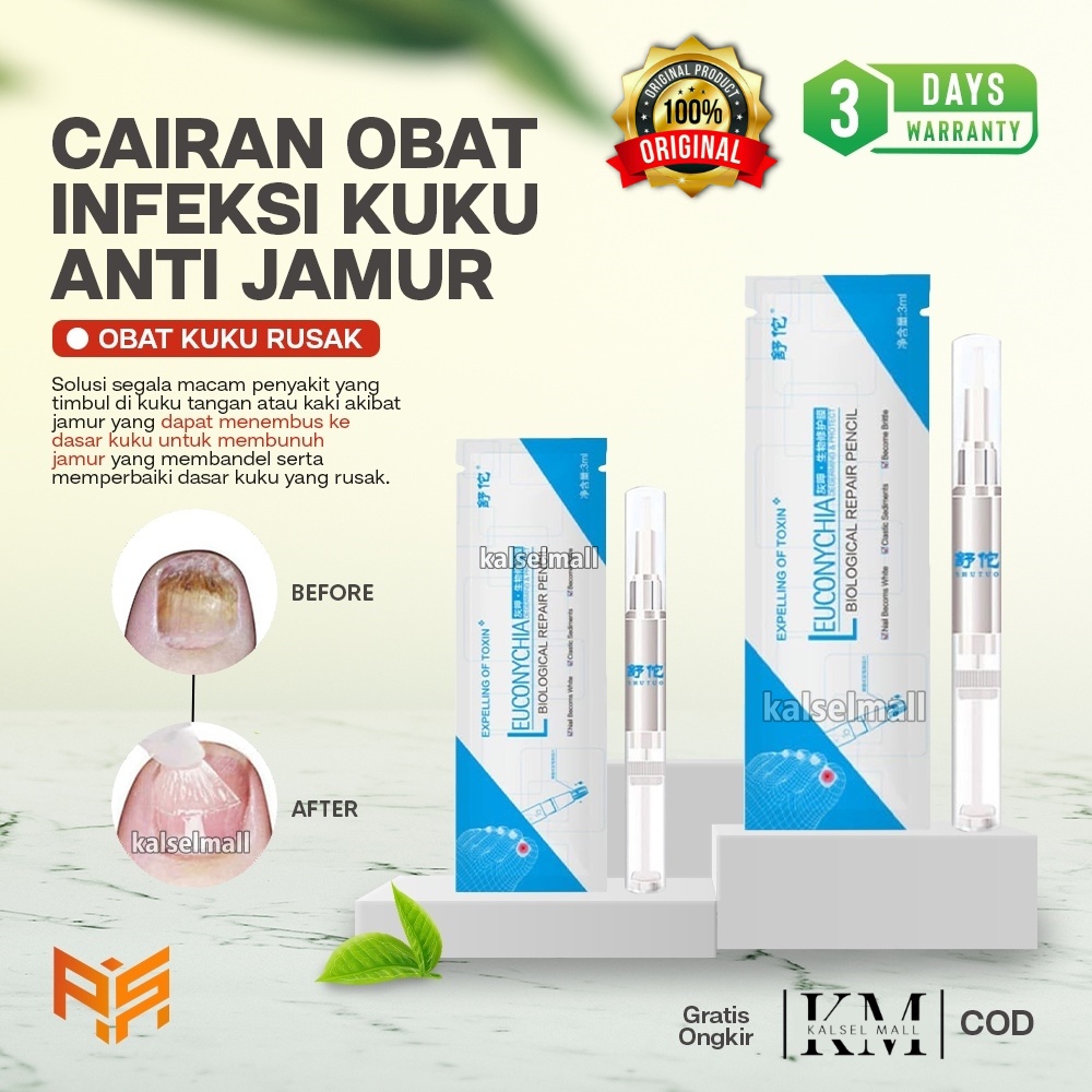 Obat Cairan Perawatan Kuku Kaki Tangan Rusak Bau Infeksi Busuk Pecah Jamur Berbau Euconychia Biological Repair Pencil Serum Vitamin Pembersih Kuku OC14