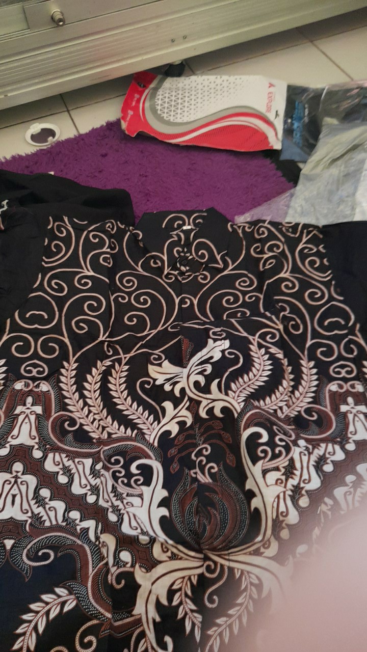 Bswart Batik Hrb026 Kenongo Hem Pendek Padi Pekalongan M L Xl Batik Pria Murah Modern Grosir