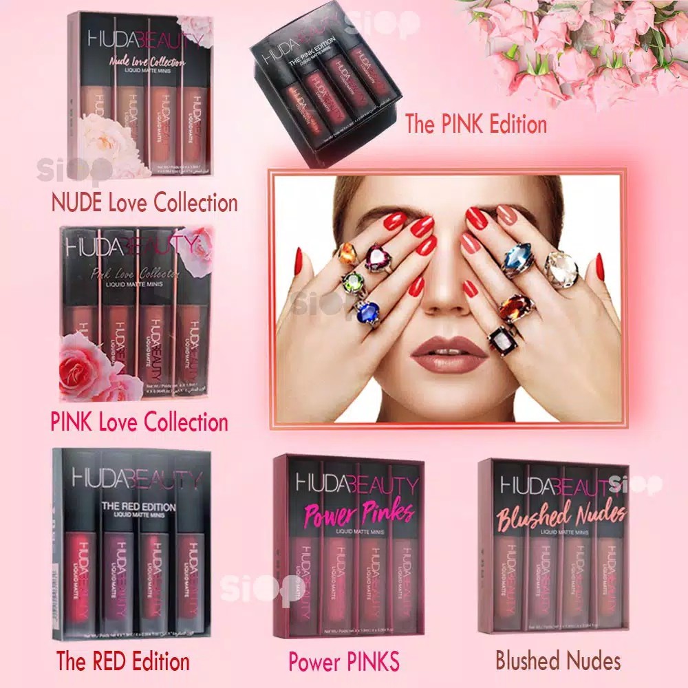 LIP HUDA BEAUTY 4in1