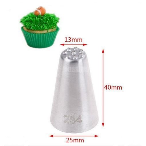 Grass Icing Piping Nozzles (3pcs)