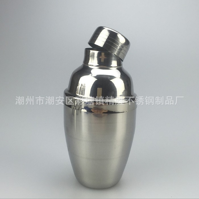 Shaker S/S 201 750 ML Alat Pembuat Minuman JS-006 Cocktail Shaker Food Grade Stainless Steel Housing