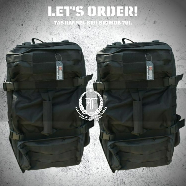 Tas Ransel Brimob Tactical TSI Series - Hitam