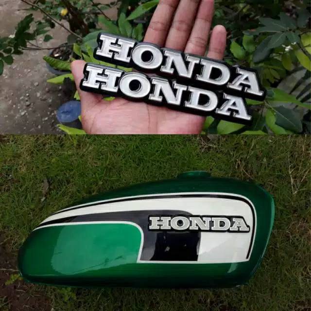 Emblem tengki cb125 cb 125 emblem tangki cb 125 cb125 kualitas bagus