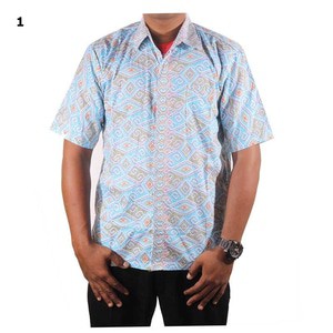 Kemeja Batik Pria Kemeja Kerja Warna Soft