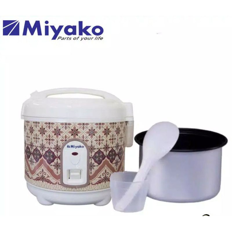 Rice Cooker Miyako MCM 607 (0.6 Liter) Multi Cooker (nasi, mie, sop) Magic Com