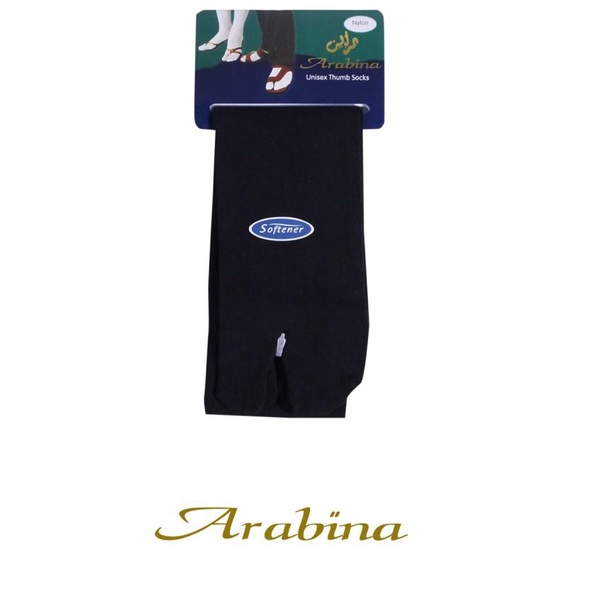 ✧ MUNDO ARABINA kaos kaki muslim wanita jempol sebetis - kaos kaki hijab - Putih ▲