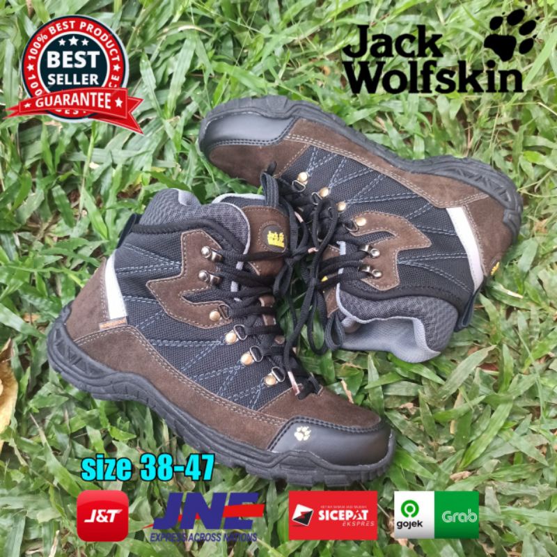 Jack Wolfskin outdoor sepatu hiking merk Jack Wolfskin waterproof
