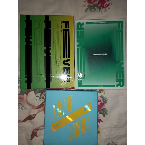 ATEEZ Album Only Wave Fever Part 1 Fever Part 3 SVT Your Choice Album Only SKZ No Easy Ver A Album O