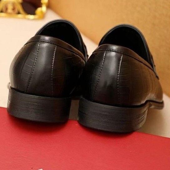 sepatu pantofel lv mirror quality shoes formal resmi kerja kulit