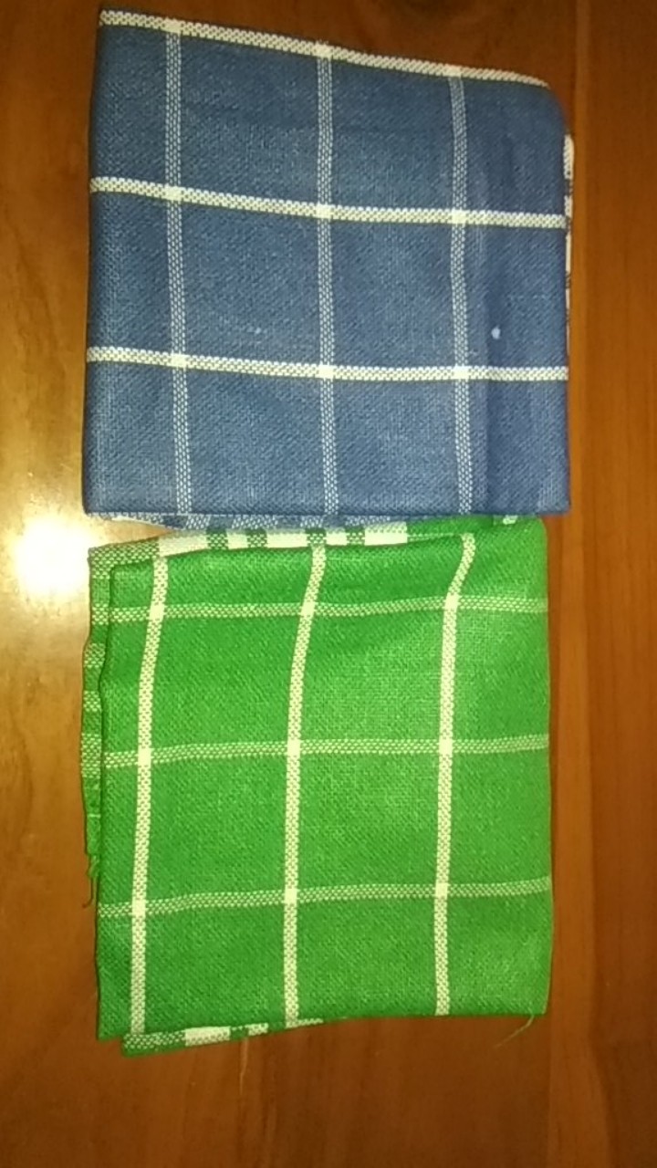 Kain Lap Piring Kotak Tangan Gantung Serbet Makan Bahan Katun Halus Lembut Daya Serap Air Bagus