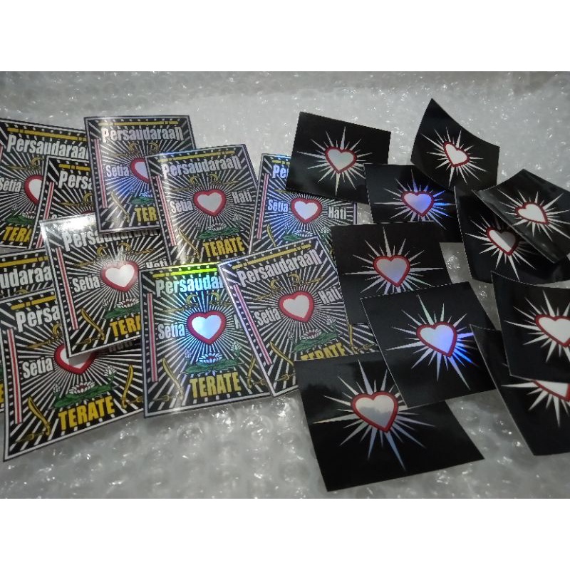 

Stiker PSHT hologram/non hologram anti air