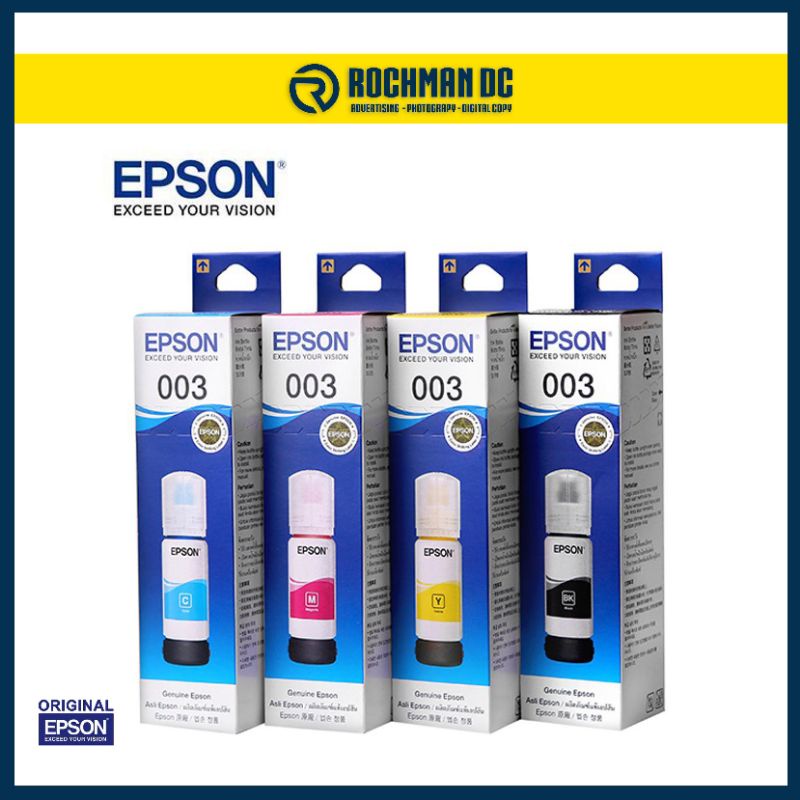 Tinta Ori Epson 003 EPSON L3110 L1110 L3100 L3101 L3150 L5190
