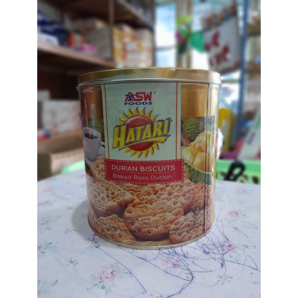 Hatari Biskuit Kaleng Rasa Durian 325gram