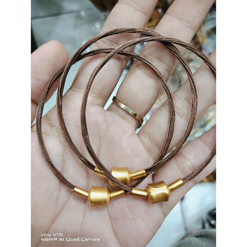 gelang kawat serabut/Gelang serat