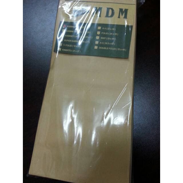 

Amplop coklat kabinet MDM