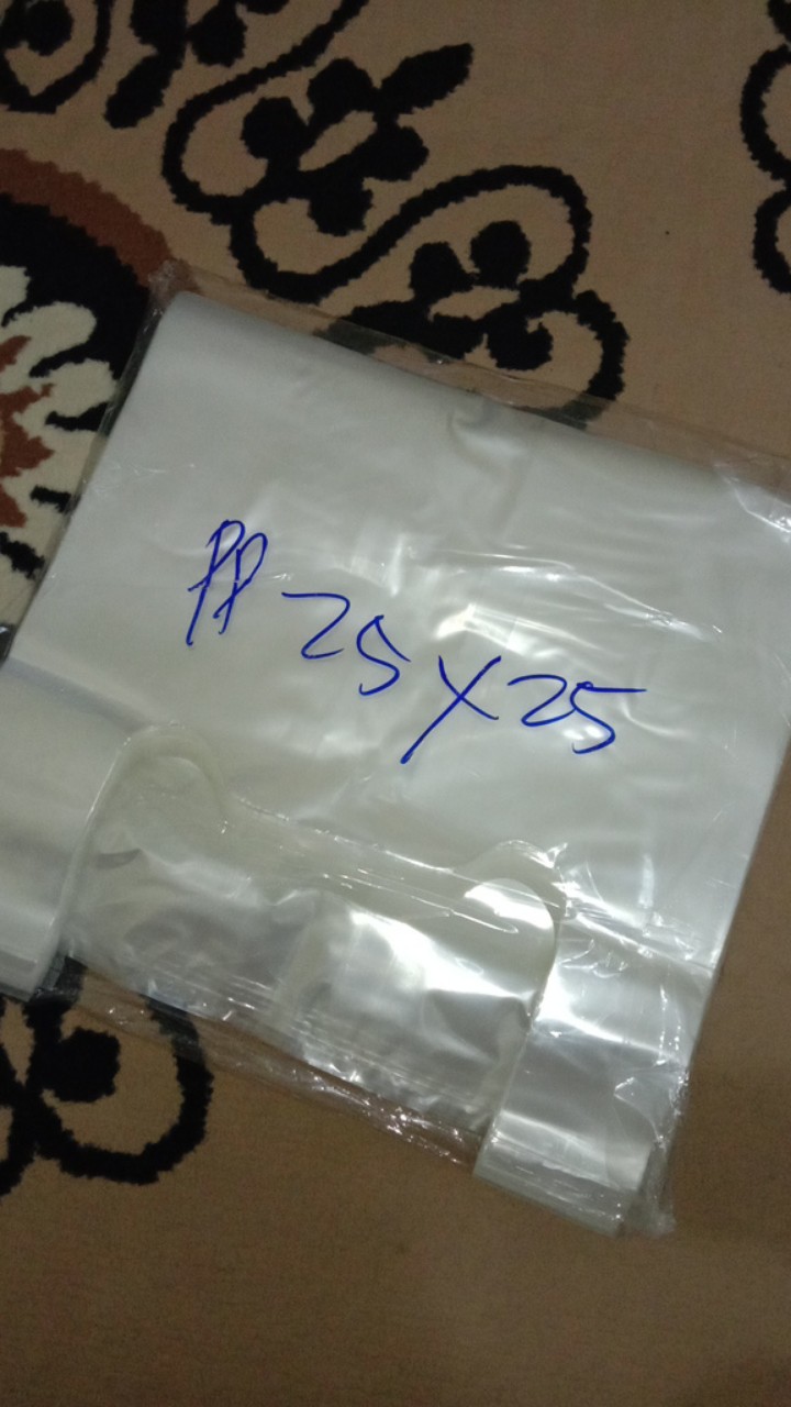 Kresek Pp Bening Transparan Alas 25x25 Tinggi 55cm Tebal 05