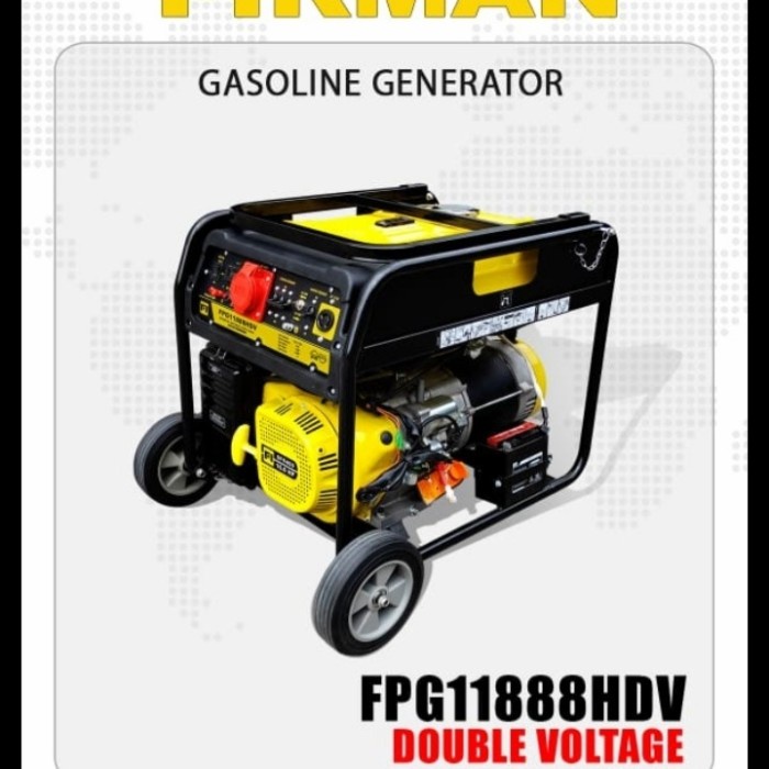 Genset Firman 10kva 1phase & 3phase FIRMAN FPG11888HDV Double voltase