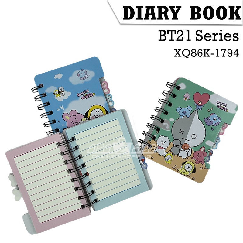 

Apazada - Mini Memo Spiral Korea Series XQ86K-1794 / Buku Agenda Motif Korea / Buku Diary Murah