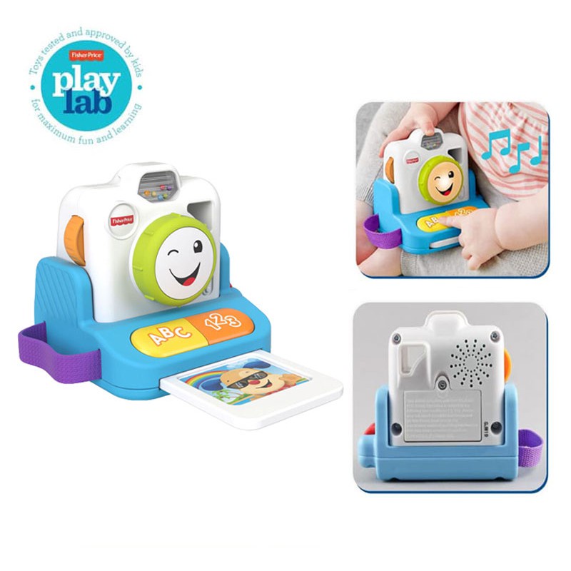 FISHER PRICE Laugh and Learn Click &amp; Learn Instant Camera Mainan Bayi