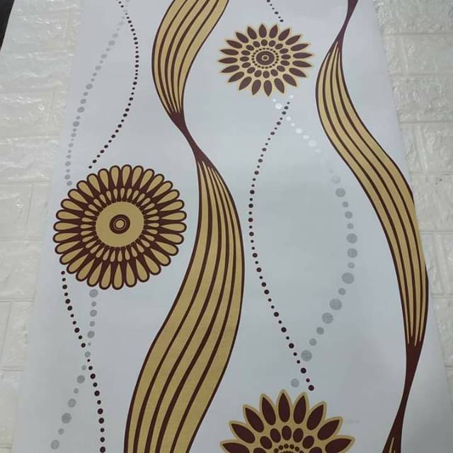 WALLPAPER DINDING MOTIF CAKRA KUNING