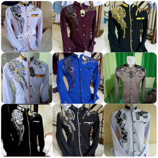  COD Baju  muslim  jasko bordir Jas koko jasko Shopee  