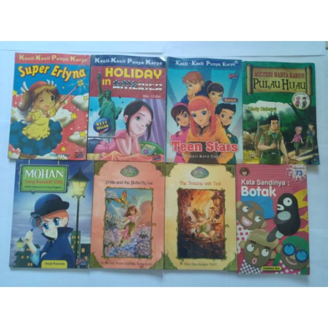 [Buku Bekas/Preloved] Kecil-Kecil Punya Karya (KKPK), Disney fairies, kumpulan cerpen Pustaka Ola