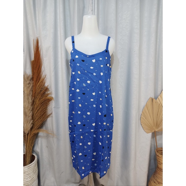 DASTER NARINI TANGGUNG TALI SATU ANEKA MOTIF-Candy Blue