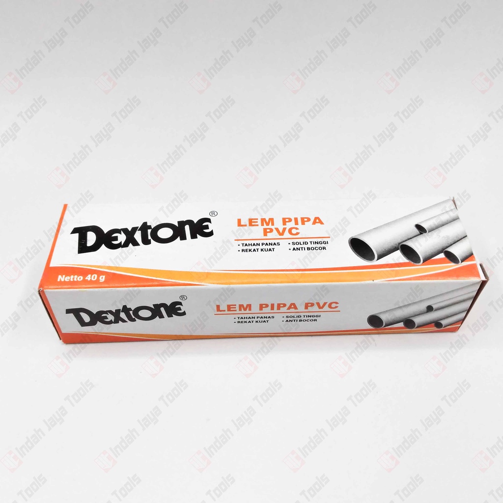 DEXTONE LEM PIPA PVC 40 GRAM - Lem Paralon Pralon Talang Kran Talang