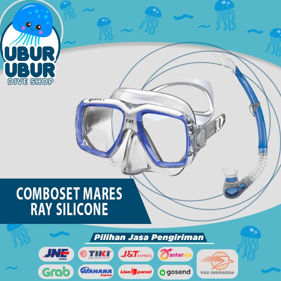 Jual Combo Set Mares MASK + SNORKEL RAY - Alat Selam/ Alat Snorkeling ...