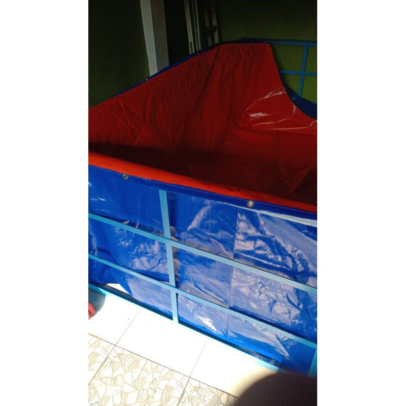 TERPAL KOLAM IKAN TYPE A12 KOREA ORGINAL UKRAN 300X150X75