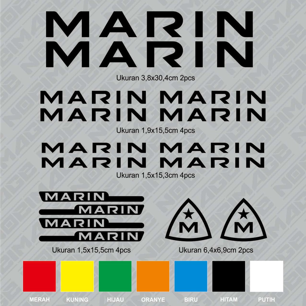 STICKER SEPEDA CUSTOM MARIN KIT1