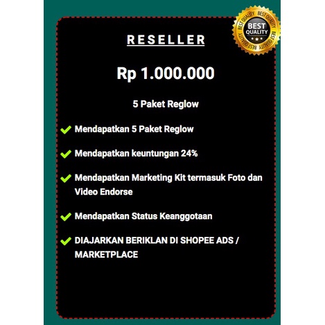 PAKET DAFTAR RESELLER REGLOW SKINCARE AGEN REGLOW RESELLER REGLOW OFFICIAL RESMI BERGARANSI BANYAK BONUSNYA