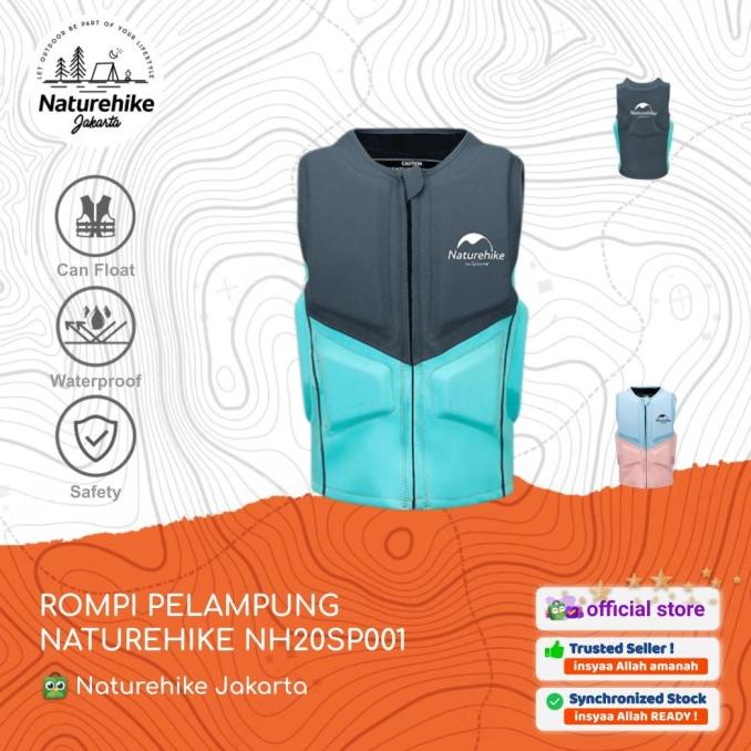 ROMPI PELAMPUNG NATUREHIKE NH20SP001 LIFE VEST WORK JACKET RENANG