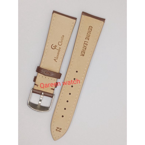 Strap Tali Jam Tangan alexander Christie wanita Tali jam tangan tipis 18 20 22mm motif polos Z1