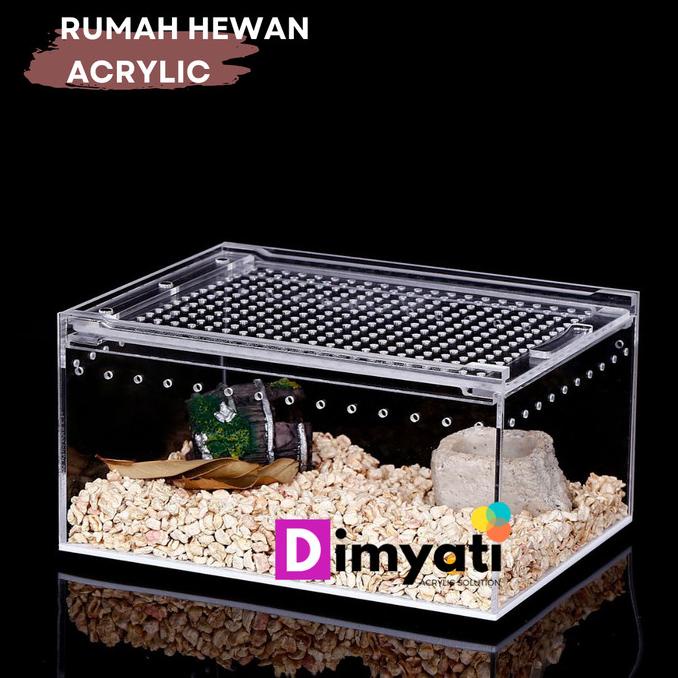 

Tempat Hewan / Acrylic Custom / Arcylic Kandang Hewan I96B73Si2M