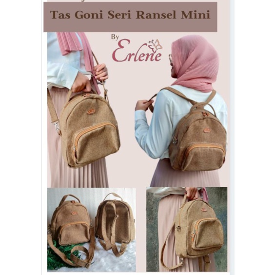 Tas Ransel / Tas Kecil / Tas Goni Seri Ransel Mini