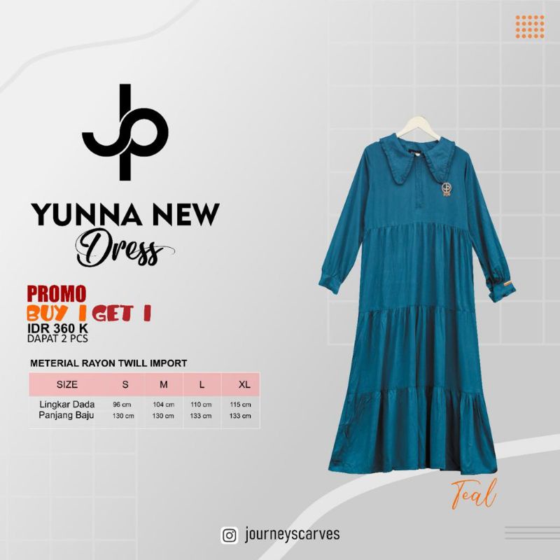 YUNA DRESS JOURNEY BUSUI (beli 1 dapat 2)