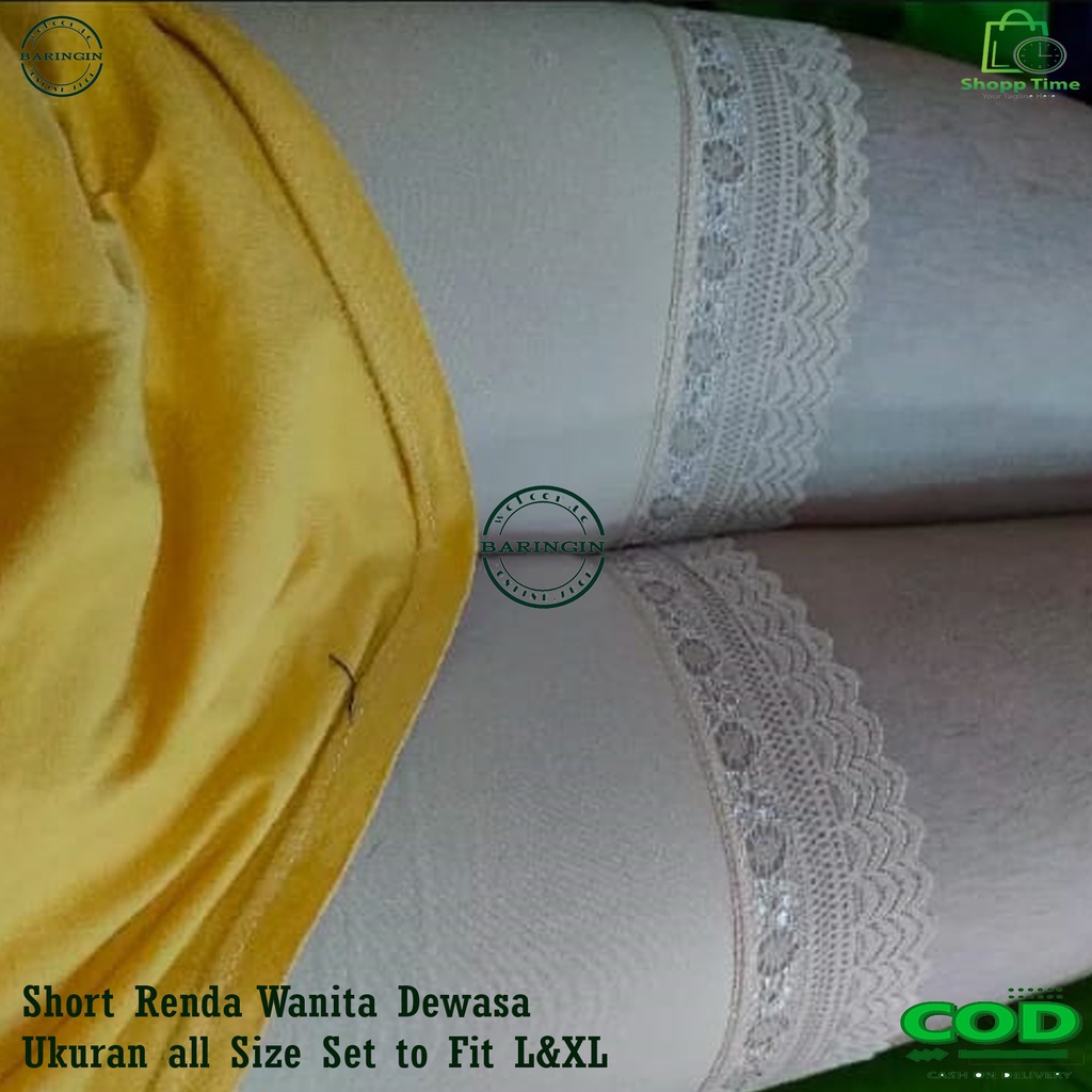 3 PCS Short Pant Wanita Dewasa / Short Wanita Renda / Celana Pendek Wanita / Celana Short Tebal / Dalaman Wanita Dewasa