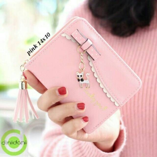 Ion Dompet cat renda 1res size mini murah