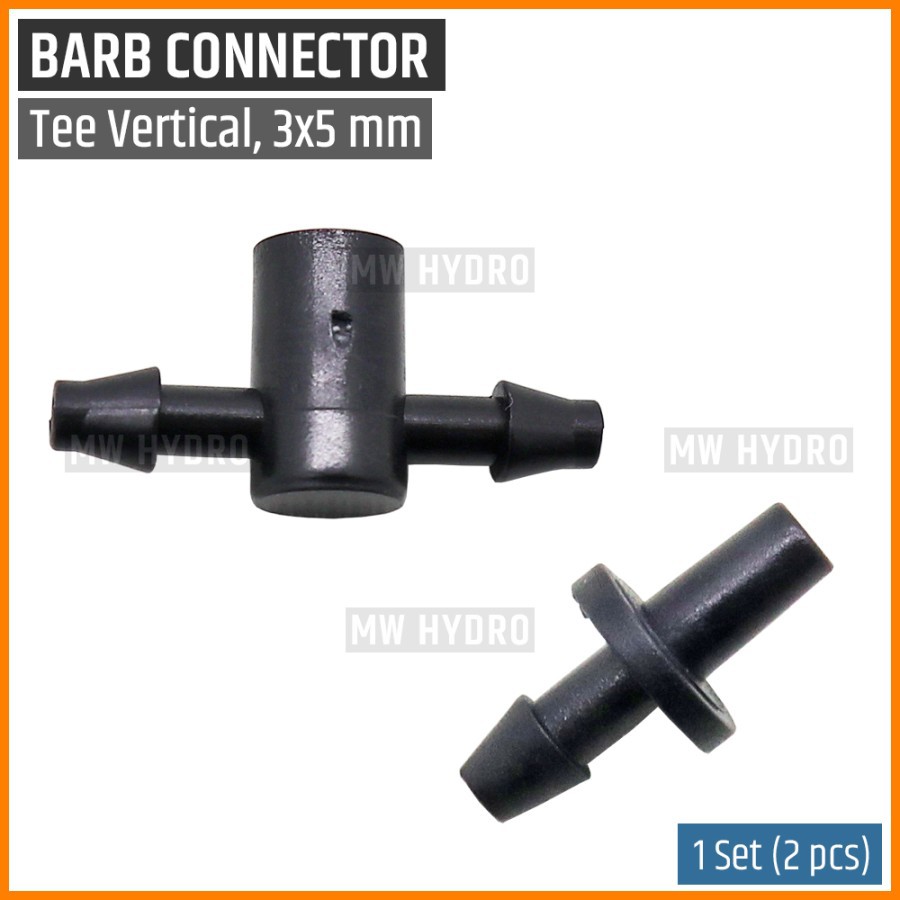 10 pcs Tee Connector 3 mm / 5 mm - Micro Tee